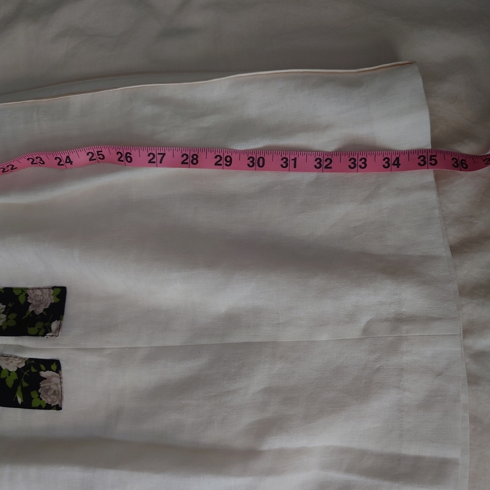 SOLD Stunning White Linen Dolce & Gabbana Lace Panel Mini Corset Dress Runway - Picture 10 of 16